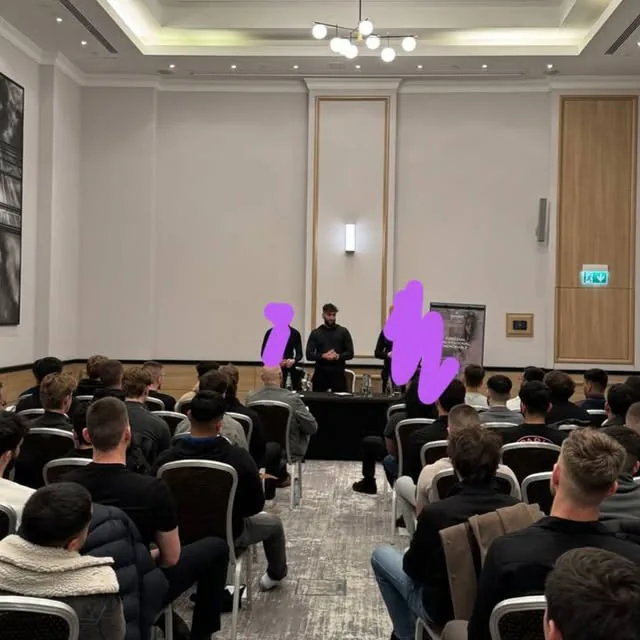 Hassan in a private member session