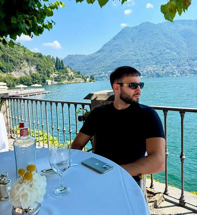 Hassan at Lake Como, Italy